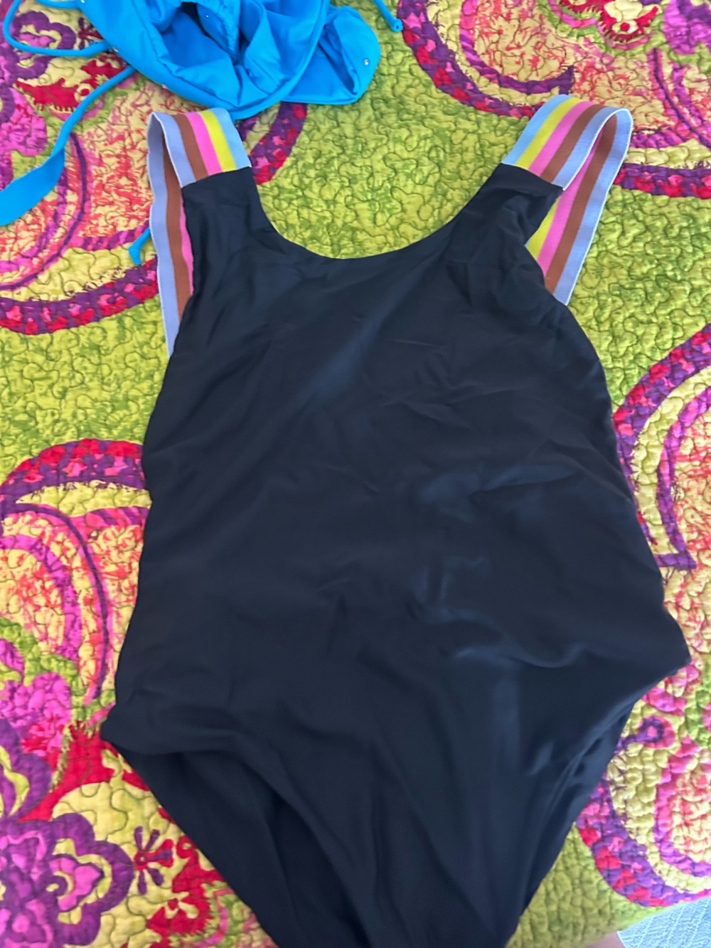 Classic Black Racerback Bathing Suit